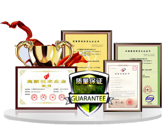 Strict quality system & process control under IS09001 management system and get more than 300 patens.